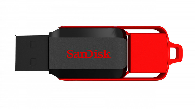 Sandisk Cruzer Switch 8GB USB 2.0 Type-A Black,Red USB flash drive