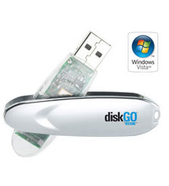 Edge DiskGO™ Flash Drive Enhanced for ReadyBoost™ 8 GB 8ГБ USB 2.0 Cеребряный USB флеш накопитель