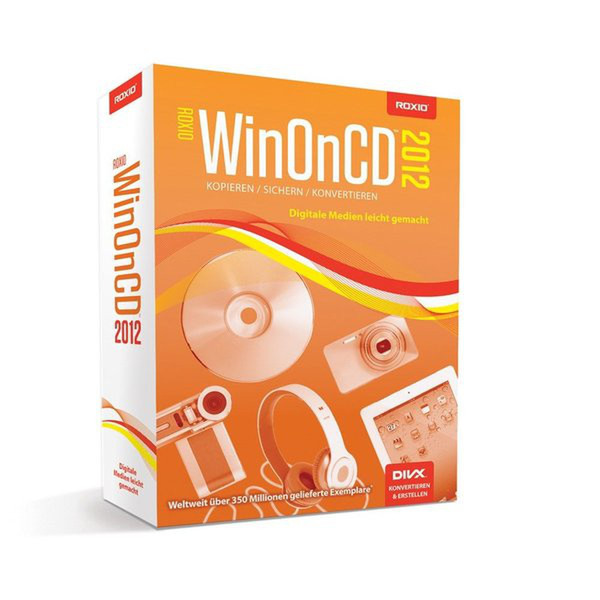 Roxio WinOnCD 2012, 1u, Win, DEU