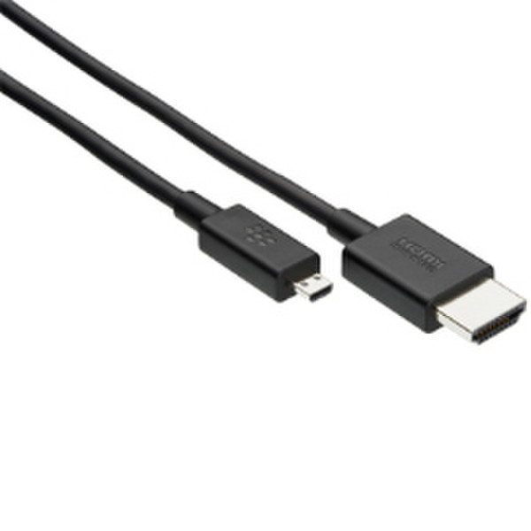 BlackBerry ACC-40486-201 1.82m HDMI Micro-HDMI Black