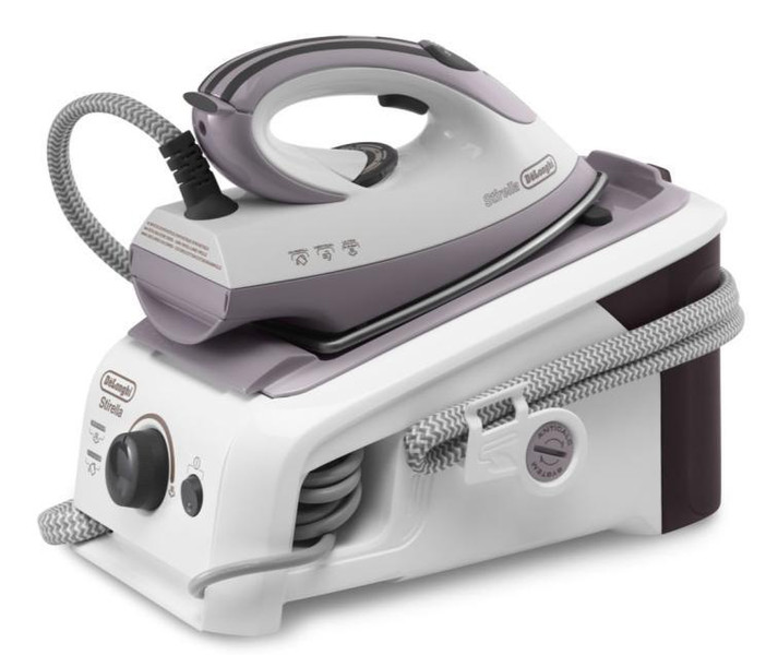 DeLonghi Stirella VVX1640 2200W 0.7L Stainless Steel soleplate Lilac,White steam ironing station