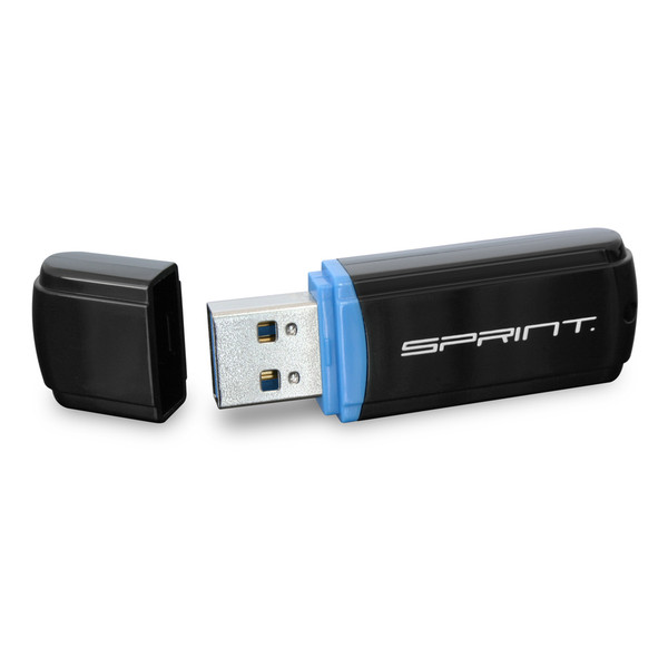 Sharkoon Flexi-Drive Sprint 16ГБ USB 3.0 (3.1 Gen 1) Type-A Черный USB флеш накопитель