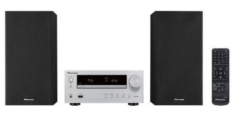 Pioneer X-HM10-S Micro-Set 30W Silber Home-Stereoanlage