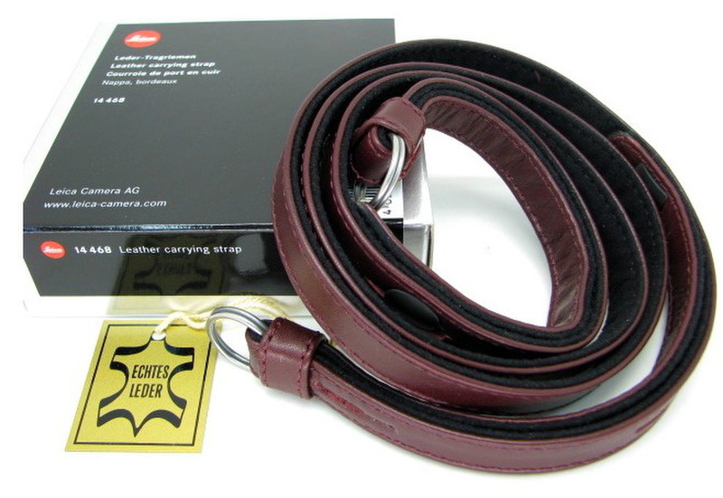 Leica 14468 Equipment case Leather Bordeaux strap