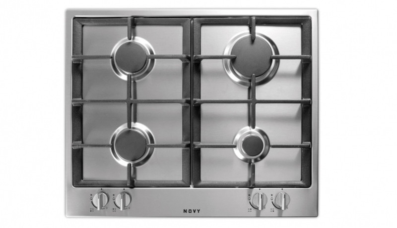 NOVY 1980 built-in Gas Stainless steel hob