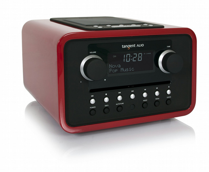 Tangent ALIO CD/FM 10W Red CD radio