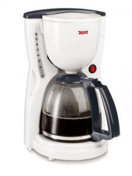 Nova 241001 Drip coffee maker 10cups White coffee maker