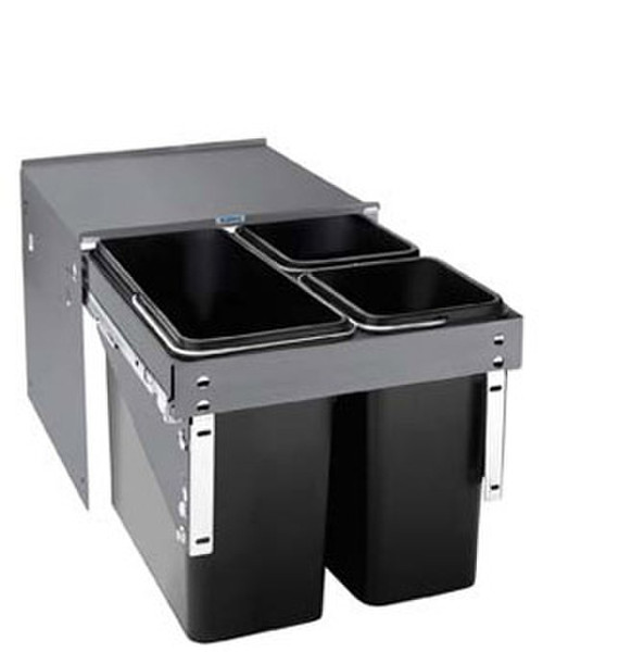 BLANCO Econ 45/3 31L Black waste basket