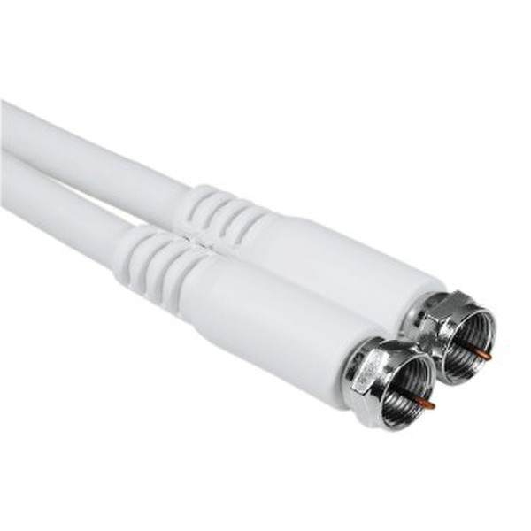 Hama 75047407 1.5m White coaxial cable