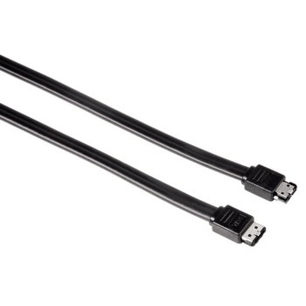 Hama 75078417 0.90m Black SATA cable