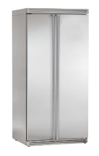 Boretti Abbinato GS Freistehend A+ Edelstahl Side-by-Side Kühlkombination