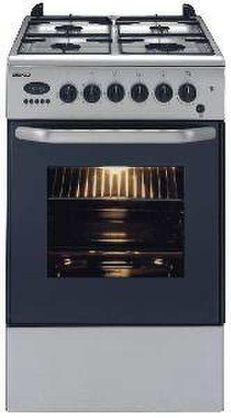 Beko CM 51210 GX Freistehend Gas hob Edelstahl Küchenherd