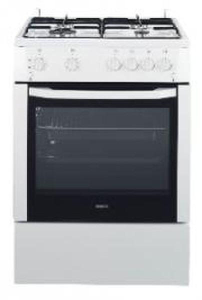 Beko CSG 62010 DW Freestanding Gas hob White cooker