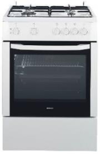 Beko CSM 62010 DW Freistehend Gas hob Weiß Küchenherd