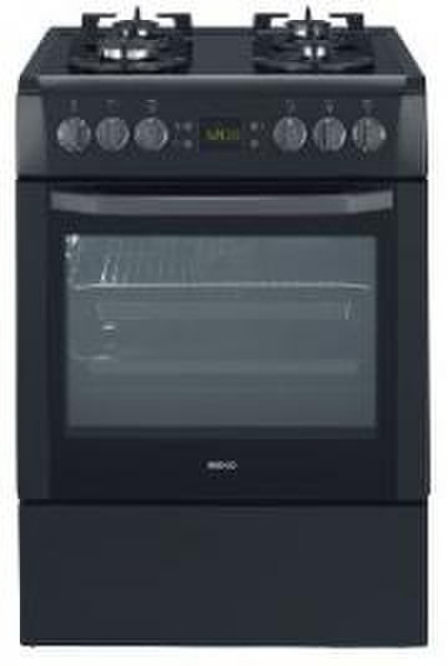 Beko CSM 62321 GA Freestanding Gas hob Anthracite cooker