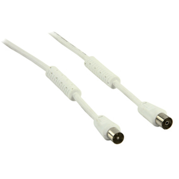 Bandridge LVB3000 1.5m F F White coaxial cable