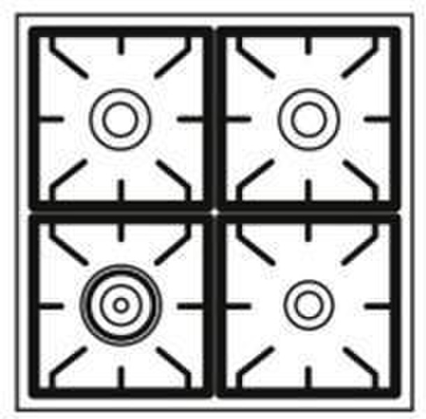 Boretti MB-70 WT Отдельностоящий Gas hob A кухонная плита