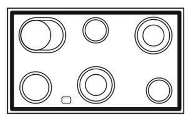 Boretti MCE-104 AN Freistehend Ceramic hob A Küchenherd