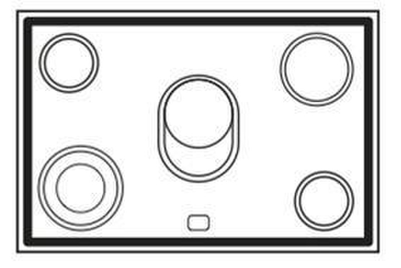 Boretti MCE-90 AN Freistehend Ceramic hob A Küchenherd