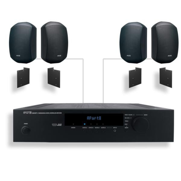 APart MEETINGSET-BL Black speaker set