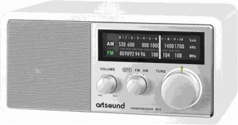 Artsound R11 W Tragbar Analog Weiß Radio