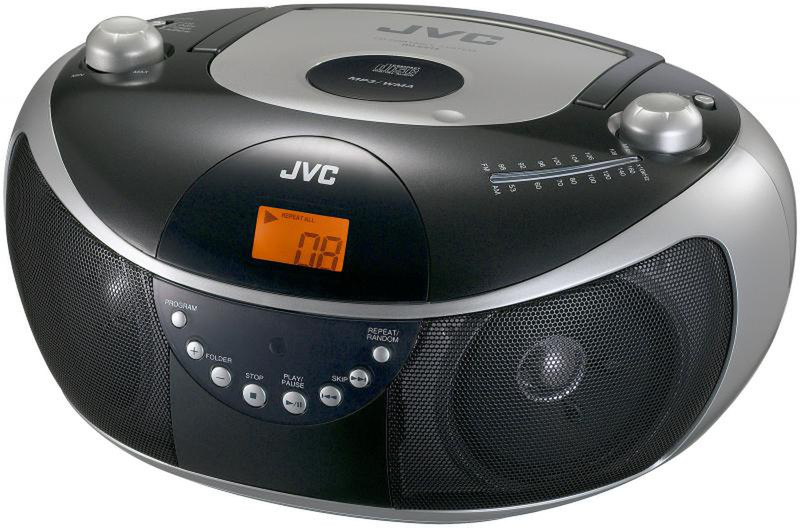 JVC RD-EZ15 Portable CD player Black,Silver