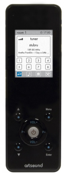 Artsound RM54.88 RF Wireless push buttons Black remote control