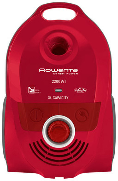 Rowenta RO4313 Zylinder-Vakuum 3.5l 2200W Rot Staubsauger