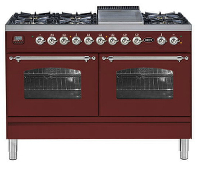 Boretti VFPNR-1207 RB Freestanding Gas A Red cooker