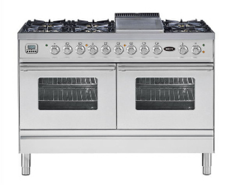 Boretti VP-1202 S IX G/B Freistehend Gas hob A Edelstahl Küchenherd