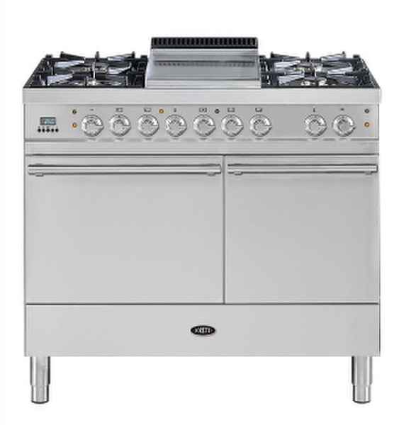 Boretti VQF 104 IX B Freistehend Gas hob A Edelstahl Küchenherd