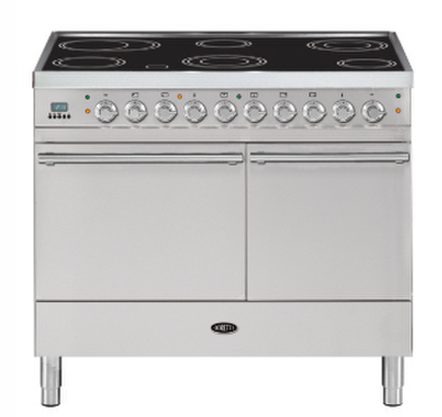 Boretti VQI-104 IX Freestanding Induction A Stainless steel cooker