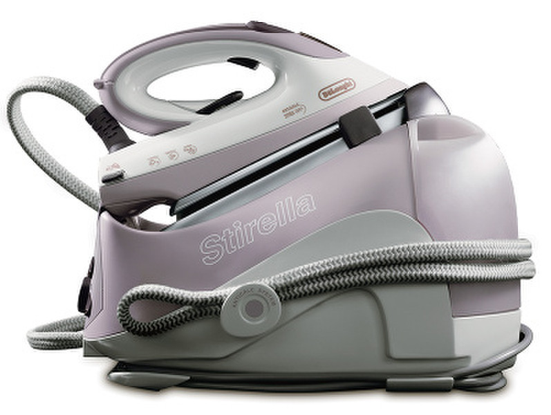 DeLonghi VVX1840 800W 1.1L Stainless Steel soleplate Purple steam ironing station