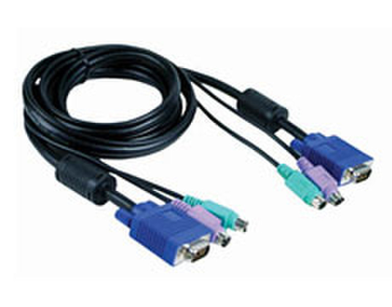 D-Link DKVM-CB3 10ft All-In-One KVM Cable 3м кабель клавиатуры / видео / мыши