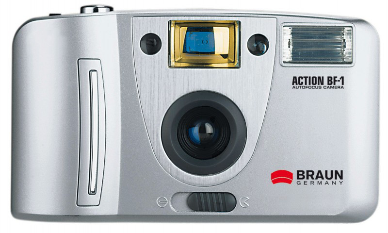 Braun Photo Technik Action BF-1 Compact film camera 35 mm Cеребряный
