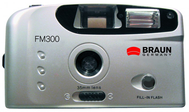 Braun Photo Technik BRAUN FM300 Compact film camera 35 mm Cеребряный