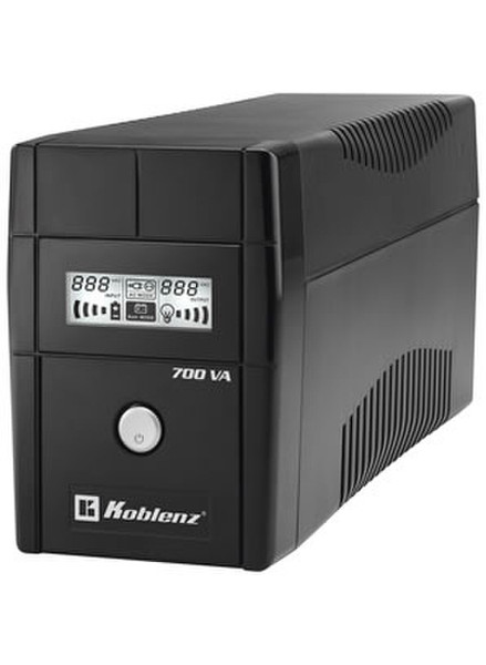 Koblenz 7011 USB/R 700VA Compact Black uninterruptible power supply (UPS)
