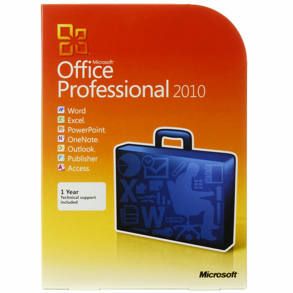 Microsoft Office 2010 Professional, ENG, PC Key