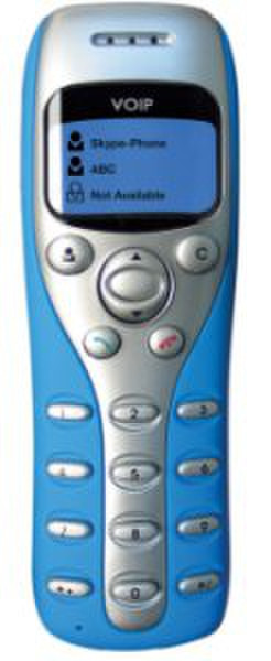 Sedna SE-P8D Kabelloses Mobilteil LCD Blau, Silber IP-Telefon