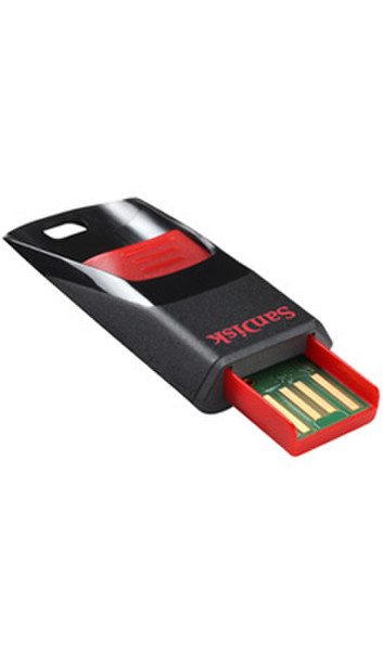 Sandisk Cruzer Edge 32ГБ USB 2.0 Type-A Черный USB флеш накопитель