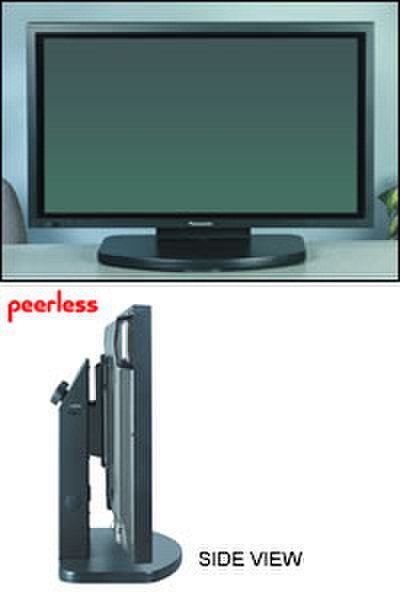 Peerless PLT BLK Schwarz Flachbildschirm-Tischhalterung