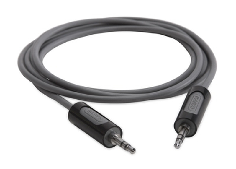 Griffin Auxiliary Audio 1.8м 3,5 мм 3,5 мм Серый аудио кабель