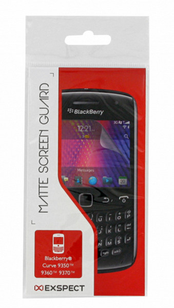 Exspect EX604 Blackberry Curve 9360 / 9350 / 9370 1Stück(e) Bildschirmschutzfolie