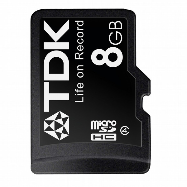 TDK 8GB microSDHC 8GB MicroSDHC Class 4 memory card