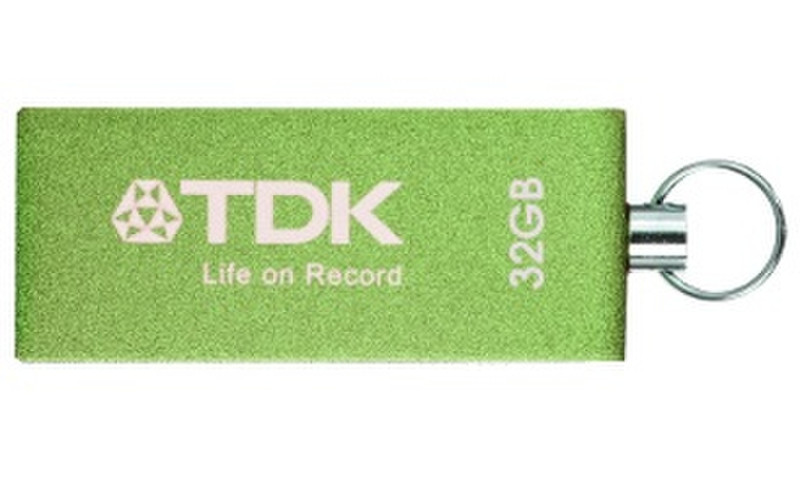 TDK Trans-it 32GB 32GB USB 2.0 Typ A Grün USB-Stick