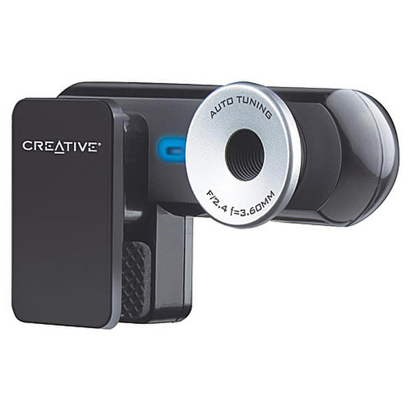Creative Labs Cam Notebook VF0470 1.3MP 800 x 600pixels USB 1.1 Black webcam