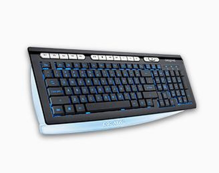 Creative Labs Spectre Gamer Multimedia Keyboard USB Black keyboard