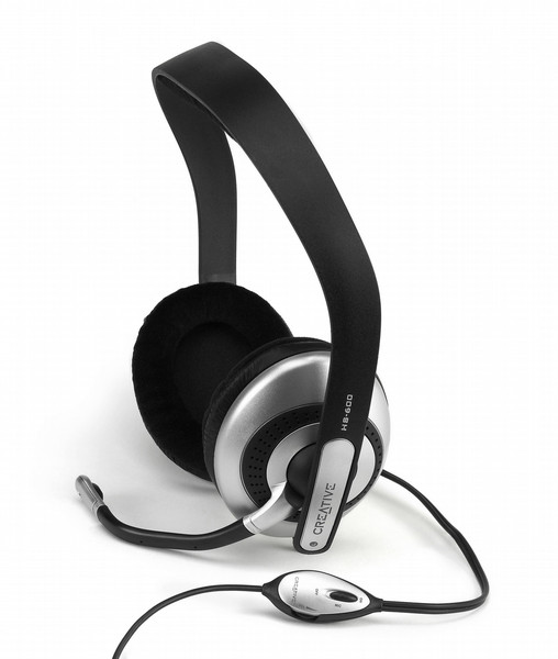 Creative Labs HS-600 Binaural Schwarz Headset