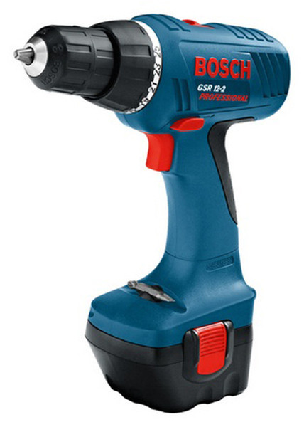Bosch GSR 12-2 Pistol grip drill Nickel-Cadmium (NiCd) 1.5Ah Blue