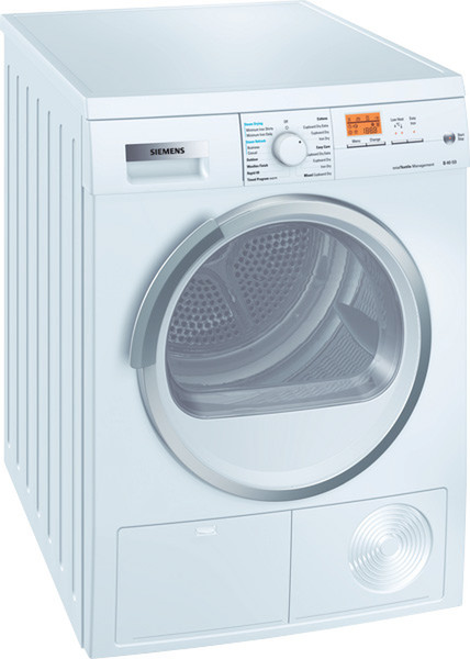 Siemens WT46S591 Freistehend Frontlader 8kg B Weiß Wäschetrockner